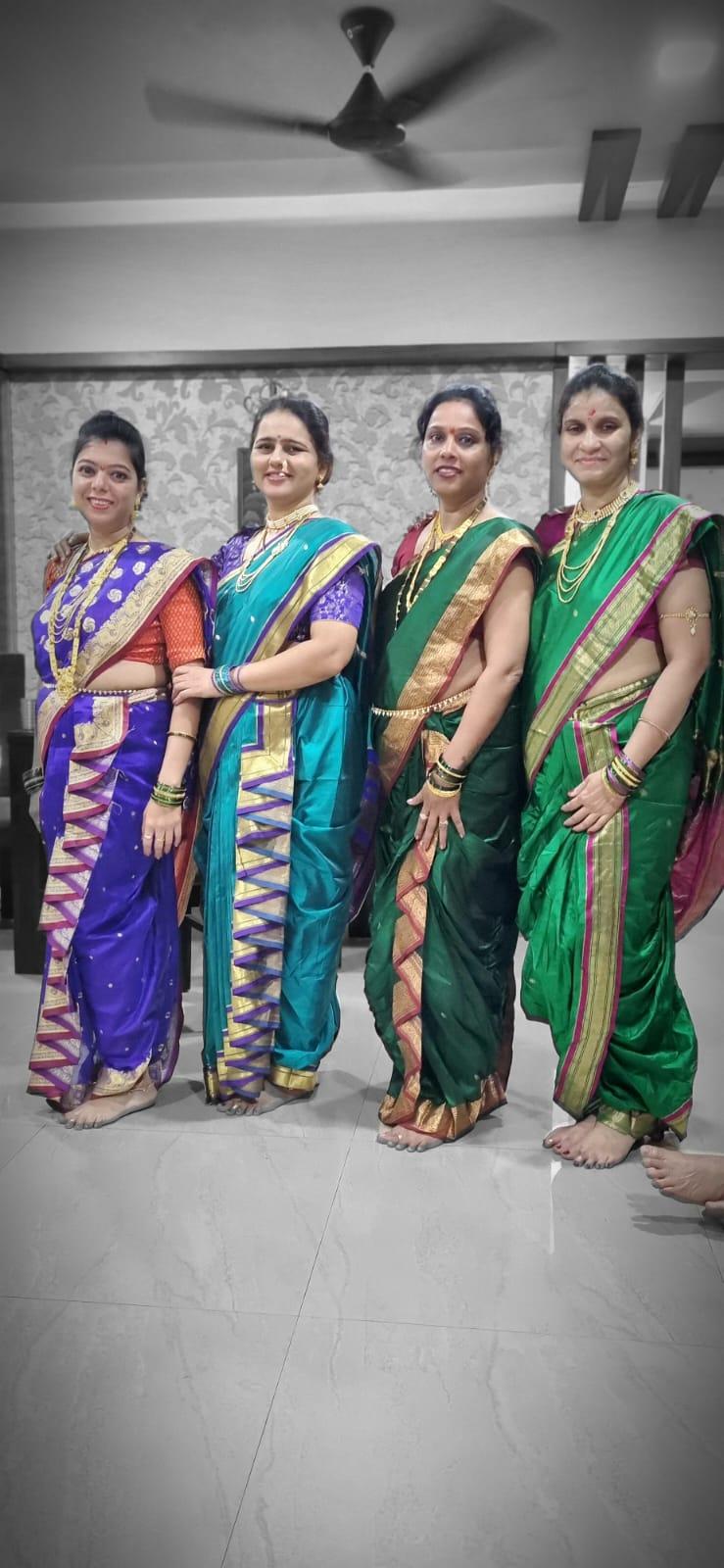 Pre-Stitched Nauvar Saree | Wear Nauvar Saree like a Dress