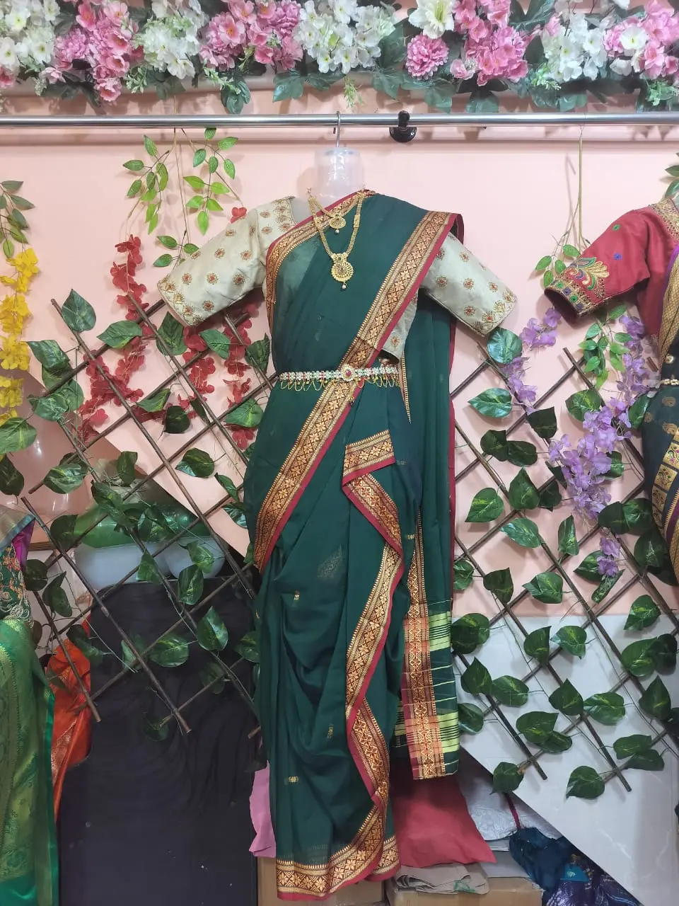 Nauvari Saree Stitching